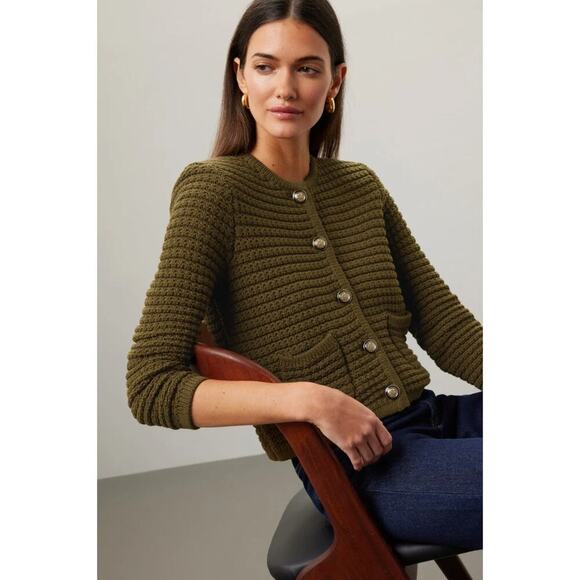 ba&sh Sweaters - ba&sh Gaspard Cardigan in Brown Size M